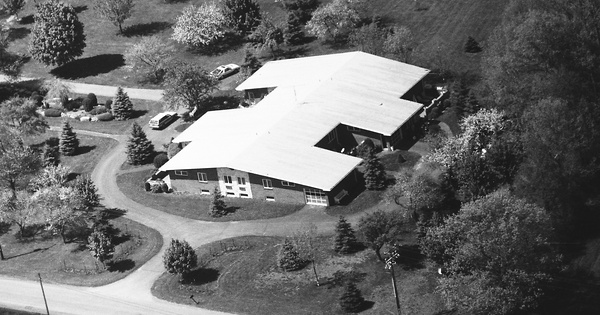 Vintage Aerial photo from 1992 in Wayne County, PA