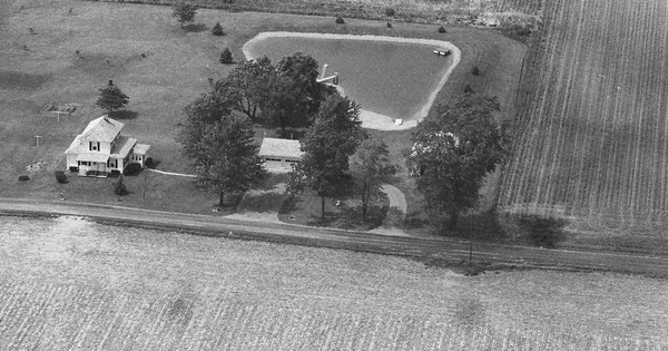 Vintage Aerial photo from 1990 in Logan County, OH