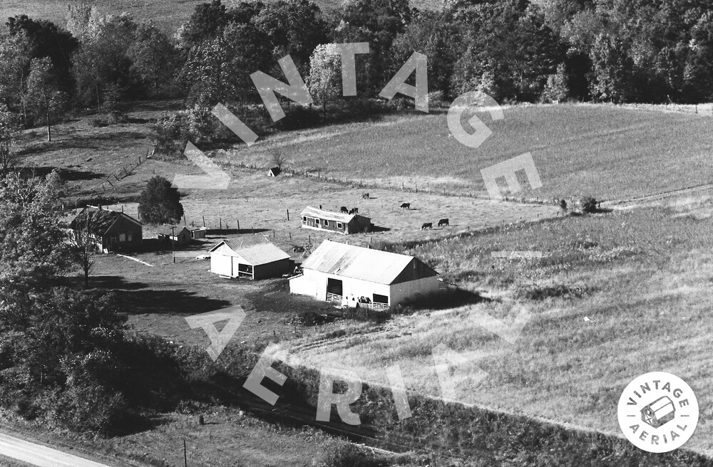 Vintage Aerial Ohio Logan County 1973 13NLO19