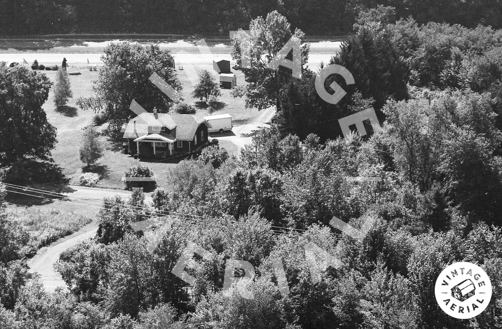 Vintage Aerial New York Chemung County 1984 101KCM1