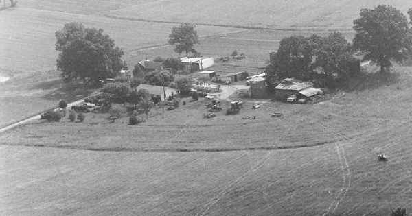 Vintage Aerial photo from 1984 in Dinwiddie County, VA