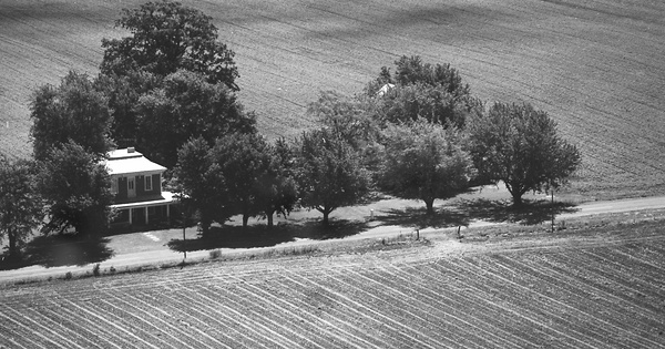 Vintage Aerial photo from 1977 in Hancock County, OH