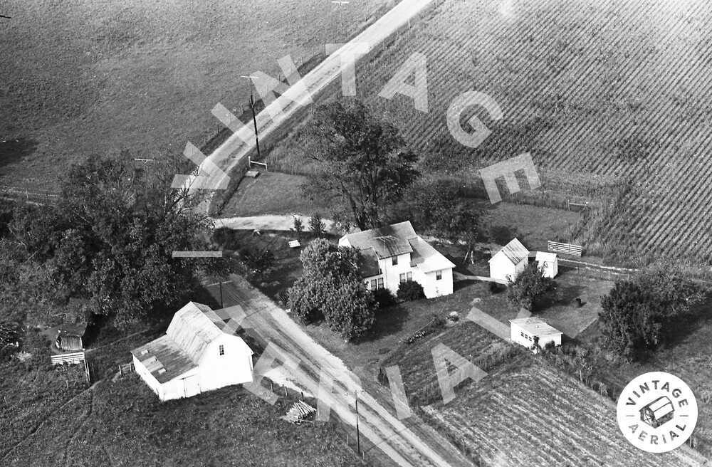 Vintage Aerial Ohio Ross County 1963 18DRO1