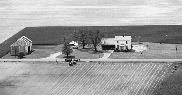 Vintage Aerial photo from 1976 in Putnam County, OH