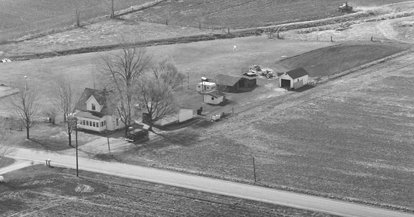 Vintage Aerial photo from 1982 in Williams County, OH