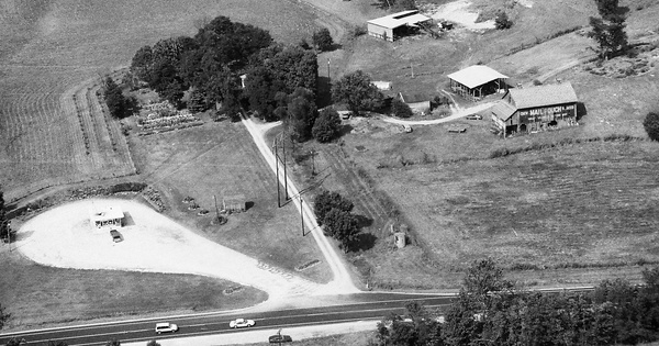 Vintage Aerial photo from 1993 in Perry County, OH