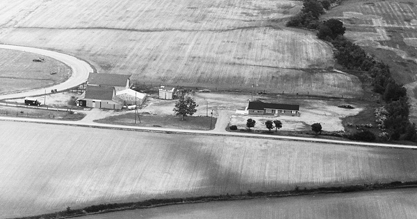 Vintage Aerial photo from 1970 in Paulding County, OH