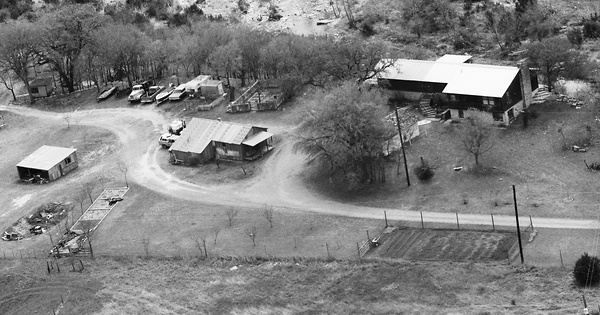 Vintage Aerial photo from 1988 in Travis County, TX