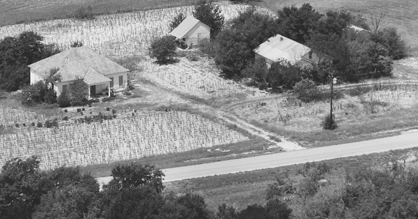 Vintage Aerial photo from 1991 in Williamson County, TX