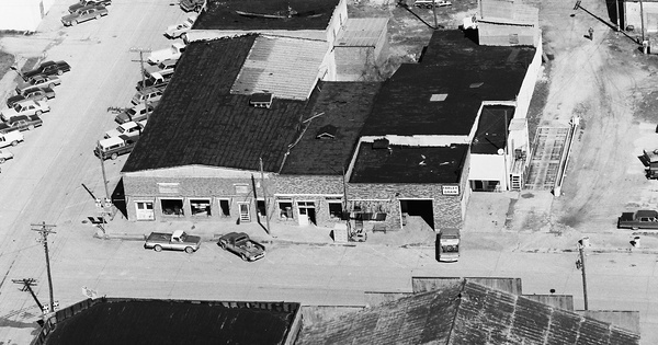 Vintage Aerial photo from 1985 in Grayson County, TX