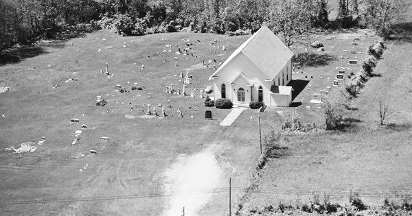 Vintage Aerial photo from 1981 in Coffee County, TN
