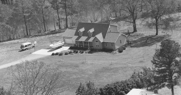 Vintage Aerial photo from 1997 in Chatham County, NC