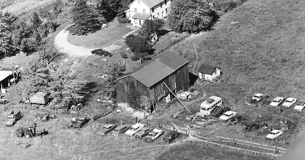 Vintage Aerial photo from 1969 in Mahoning County, OH