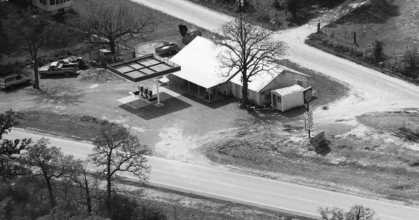 Vintage Aerial photo from 1987 in Burleson County, TX