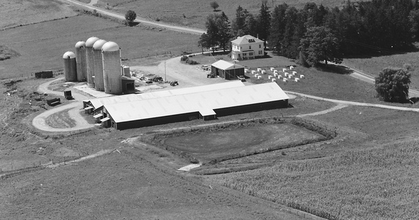 Vintage Aerial photo from 1984 in Broome County, NY