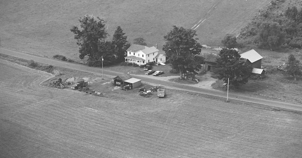 Vintage Aerial photo from 1981 in Cayuga County, NY