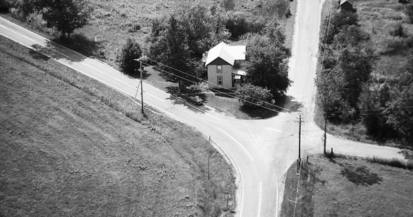 Vintage Aerial photo from 1990 in Washington County, NY