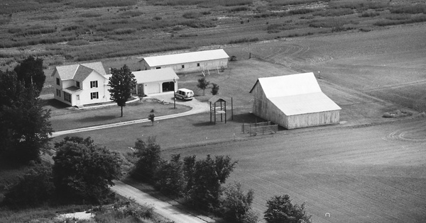 Vintage Aerial photo from 1989 in Delaware County, OH