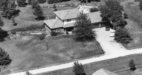 Vintage Aerial photo from 1990 in Lancaster County, NE
