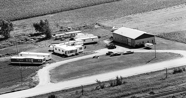 Vintage Aerial photo from 1970 in Wright County, MN