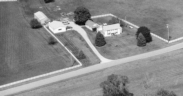 Vintage Aerial photo from 1994 in Hocking County, OH
