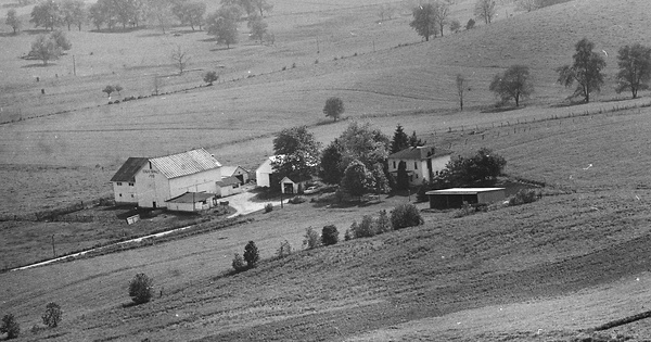 Vintage Aerial photo from 1968 in Knox County, OH
