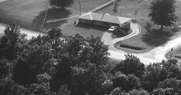 Vintage Aerial photo from 1973 in Dubois County, IN