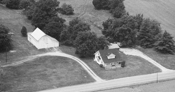 Vintage Aerial photo from 1991 in Randolph County, IL