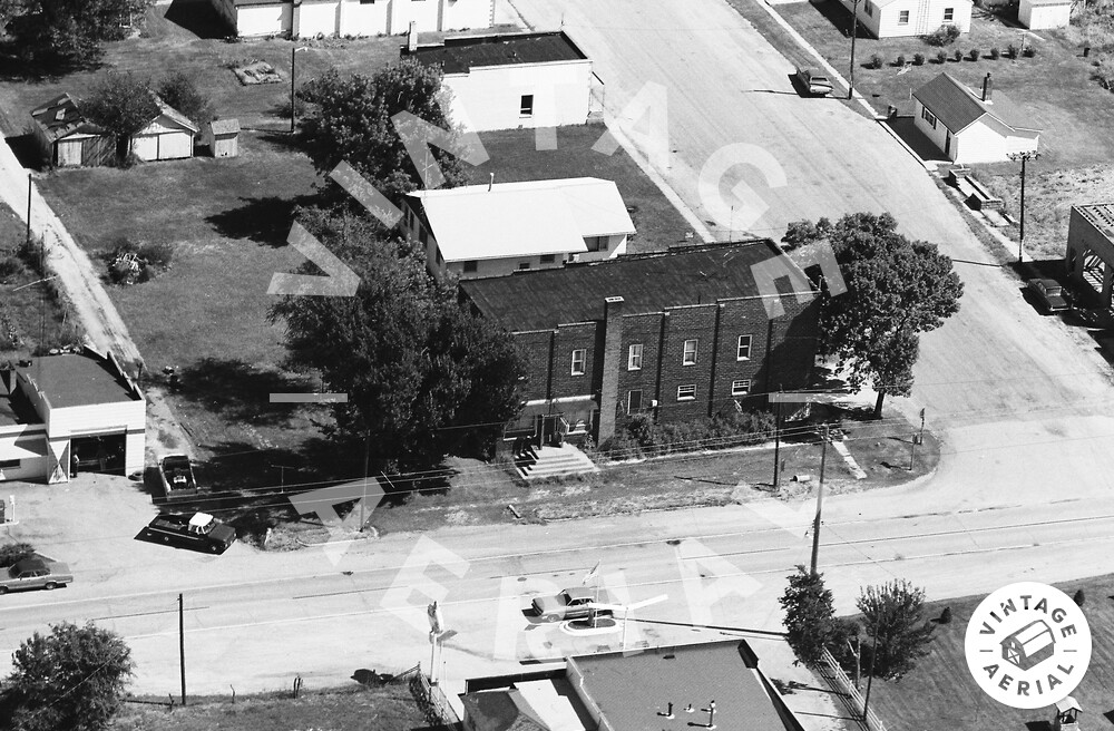 Vintage Aerial Illinois Peoria County 1973 51LPE7