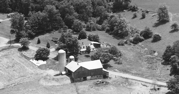 Vintage Aerial photo from 1999 in Lycoming County, PA