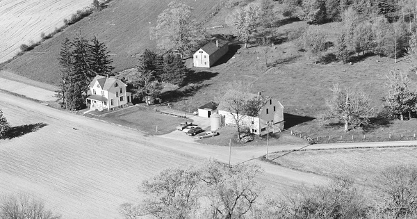 Vintage Aerial photo from 1979 in Somerset County, PA
