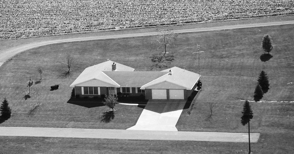 Vintage Aerial photo from 1985 in Snyder County, PA