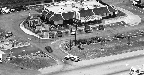 Vintage Aerial photo from 1990 in Franklin County, GA