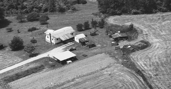 Vintage Aerial photo from 1994 in Morgan County, TN