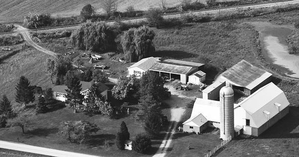 Vintage Aerial photo from 1996 in Medina County, OH