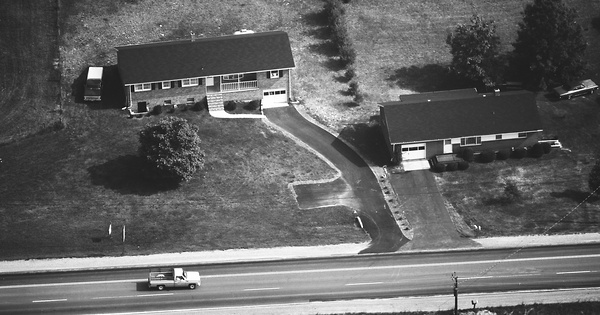 Vintage Aerial photo from 1992 in Montgomery County, VA