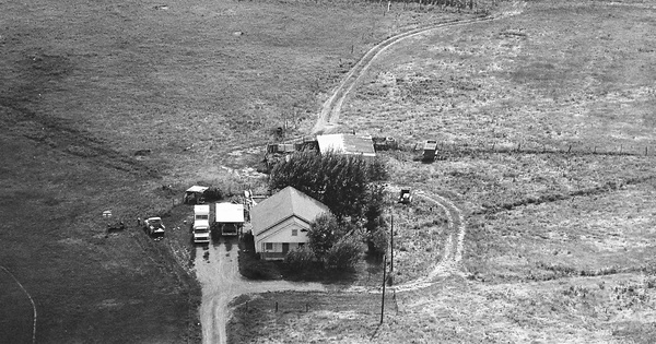 Vintage Aerial photo from -1986 in Lamar County, TX