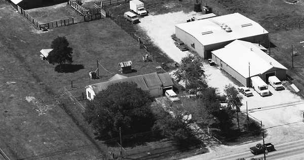Vintage Aerial photo from 1990 in Harris County, TX
