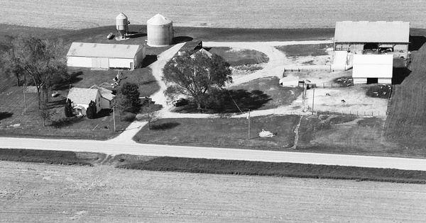 Vintage Aerial photo from 1995 in Whiteside County, IL