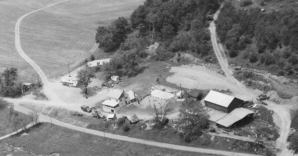 Vintage Aerial photo from 1996 in Northumberland County, PA