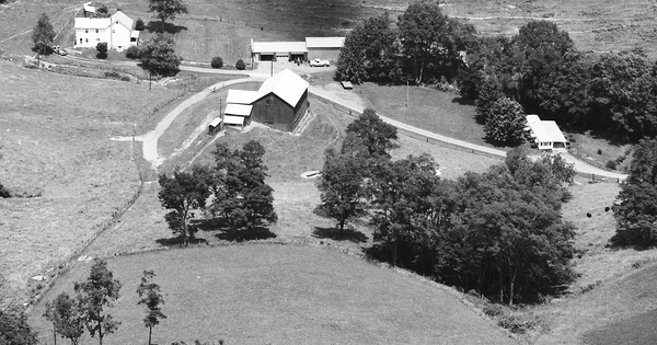 Vintage Aerial photo from 1990 in Allegany County, MD