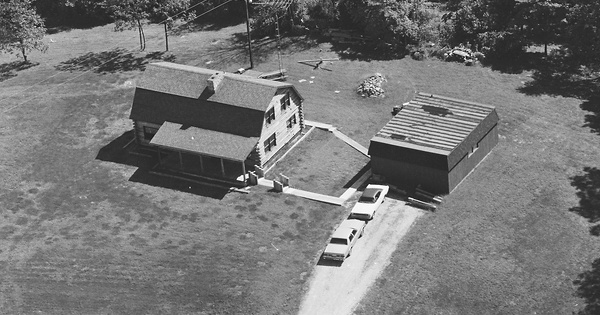 Vintage Aerial photo from 1980 in Hancock County, KY