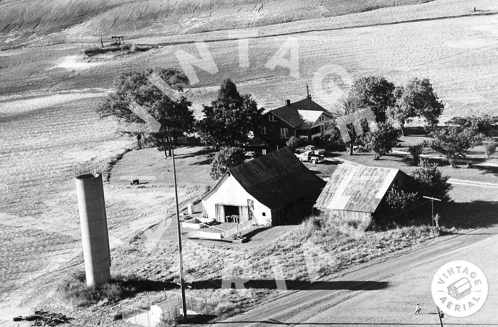 Vintage Aerial Indiana Posey County 1974 36FPO20