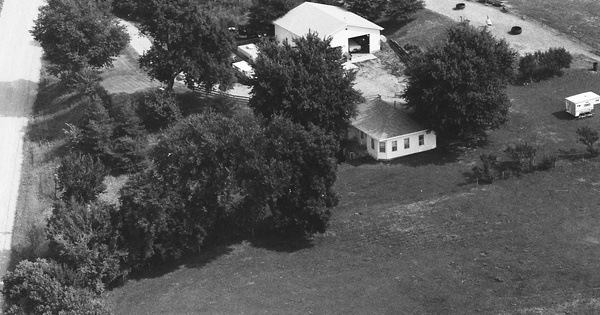 Vintage Aerial photo from 1991 in Jasper County, IA