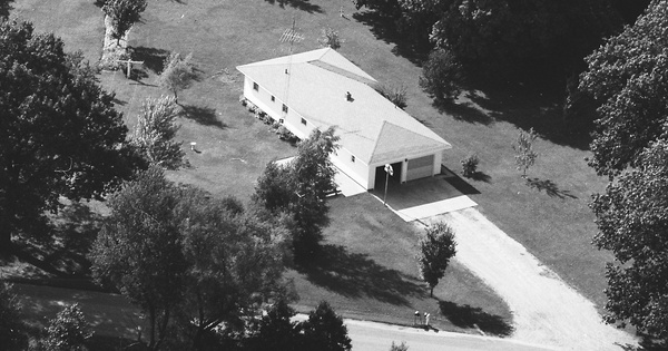 Vintage Aerial photo from 1983 in St. Joseph County, MI