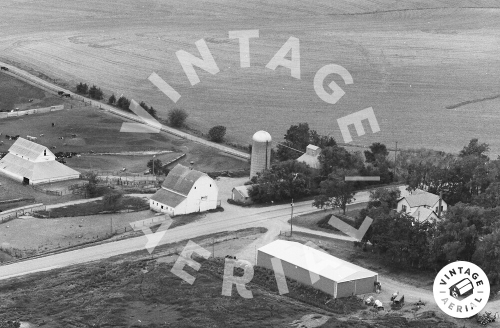 Vintage Aerial Iowa Pottawattamie County 1979 24GPO5
