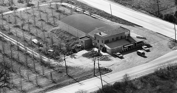 Vintage Aerial photo from 1963 in Oakland County, MI