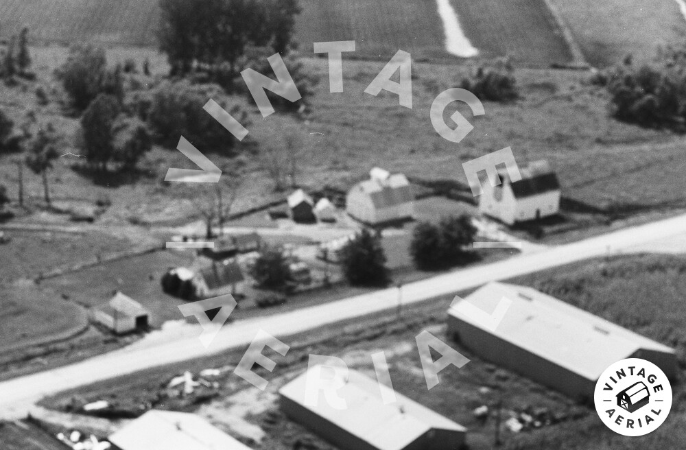 Vintage Aerial Iowa Tama County 1972 60PTA11