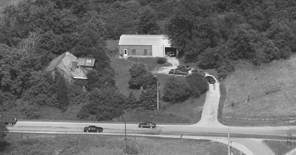 Vintage Aerial photo from 1998 in Huntington County, IN