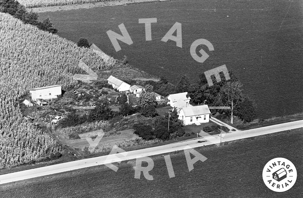 Vintage Aerial Indiana White County 1965 39CWH36